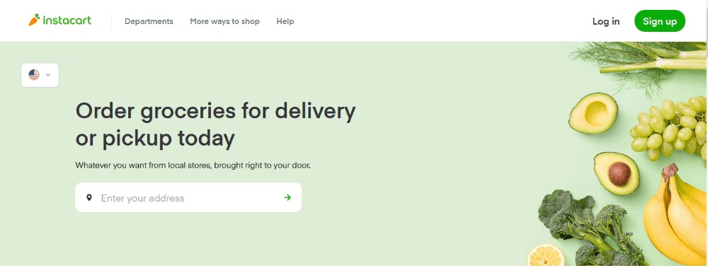 Instacart - writing copy for websites