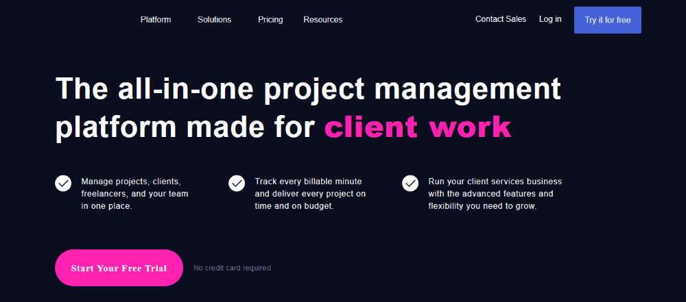 Teamwork tagline example - how to write a tagline