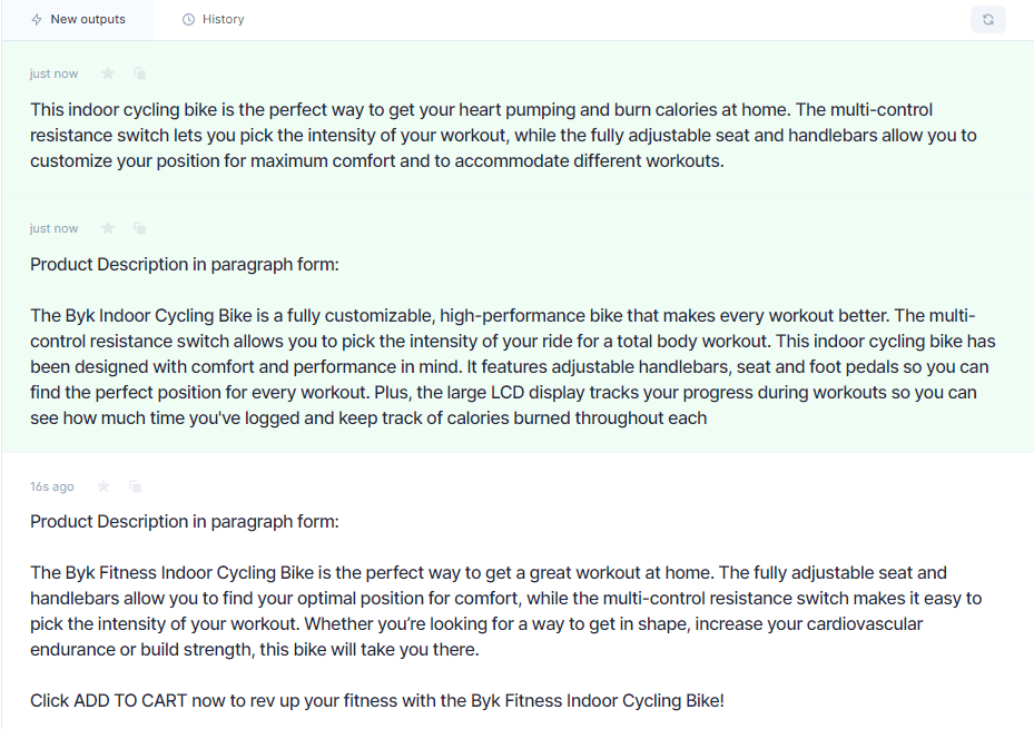 Jarvis Amazon Product Description Template Output