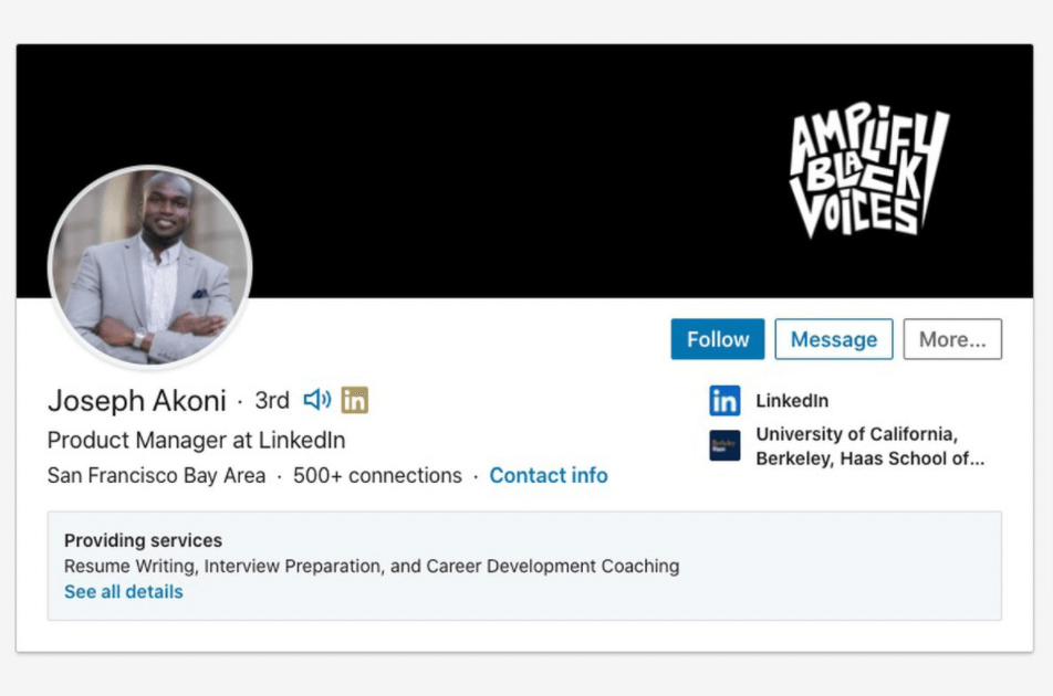 Name pronunciation example LinkedIn