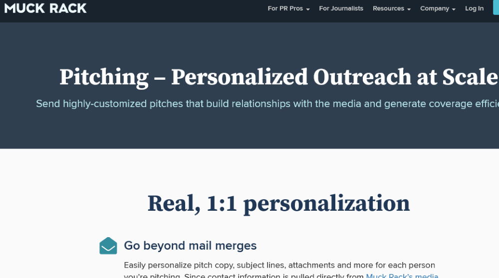 Muckrack homepage - how to pitch a podcast