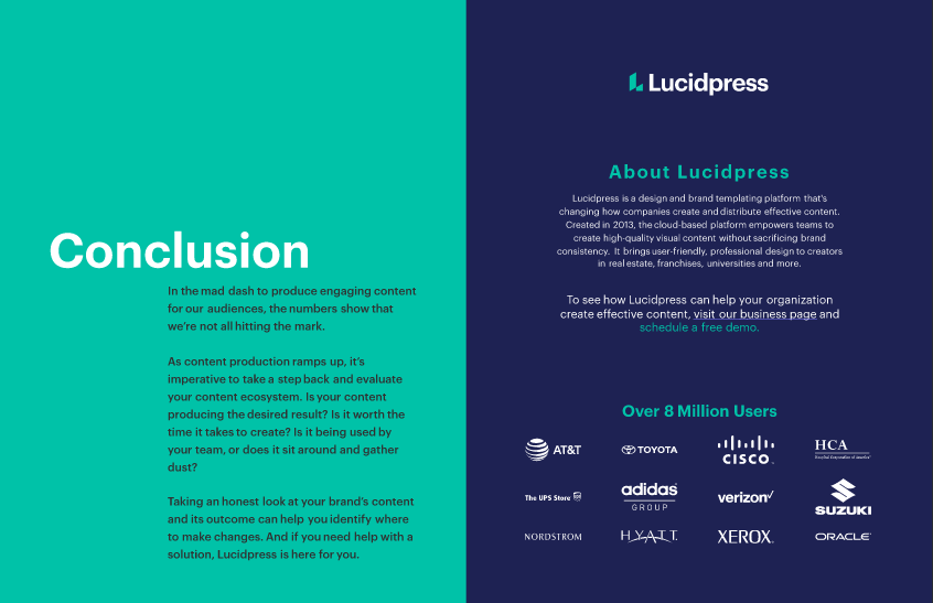 Lucid press brochure example - how to write a brochure