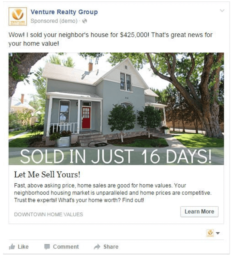 real estate ad