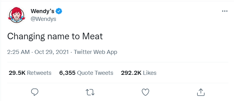 Wendy’s Tweet- How to make a tweet go viral