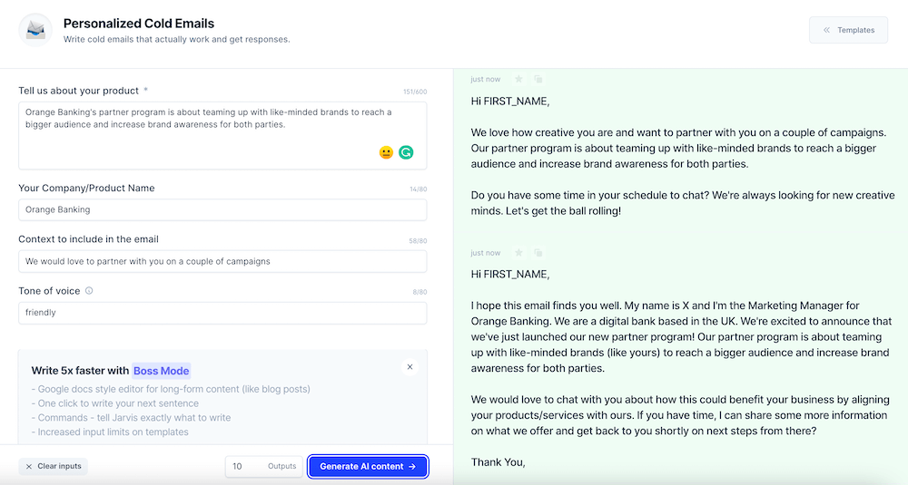 jarvis cold email template