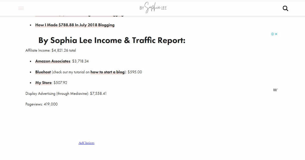 Sophia Lee - How to monetize a blog