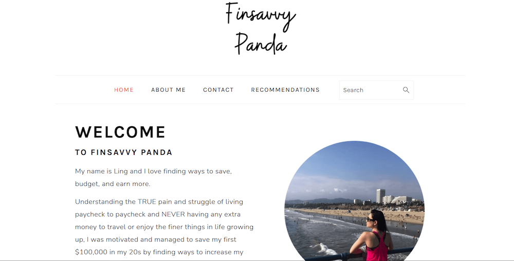 FinSavvy Panda - How to monetize a blog