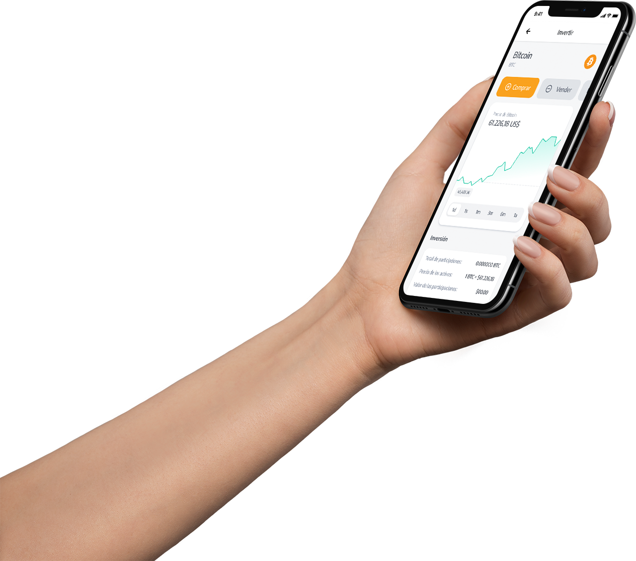 bolsa con criptomonedas