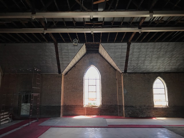 Removal of ceiling