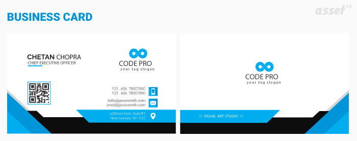 Business Cards with QR code