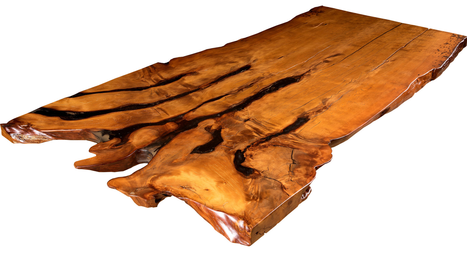 Imposanter Konferenztisch und beeindruckender Holztisch