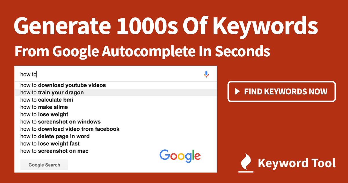 KeywordTool.io