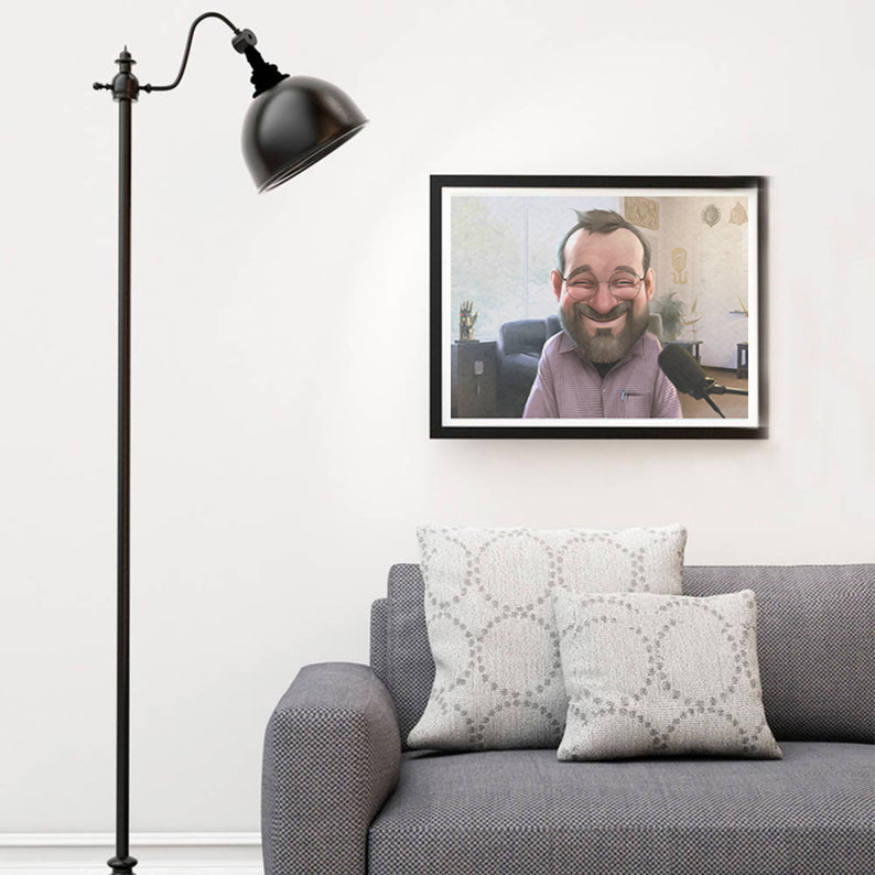 nft art print on wall