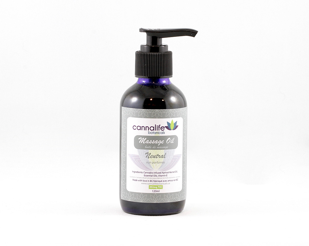 Cannalife Cannabis Infused Massage Oil - NEUTRAL