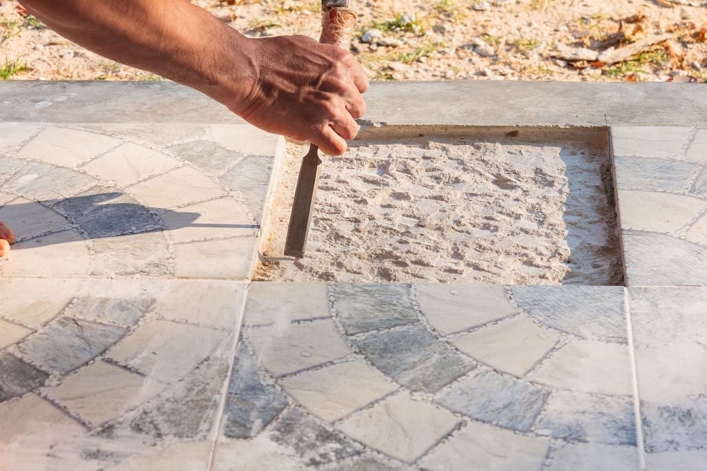Sidewalk Slate Installation and Repair