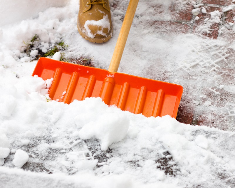 Snow shoveling service