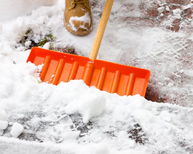 Snow shoveling service