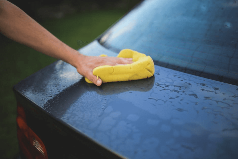 protect car in winter with washing