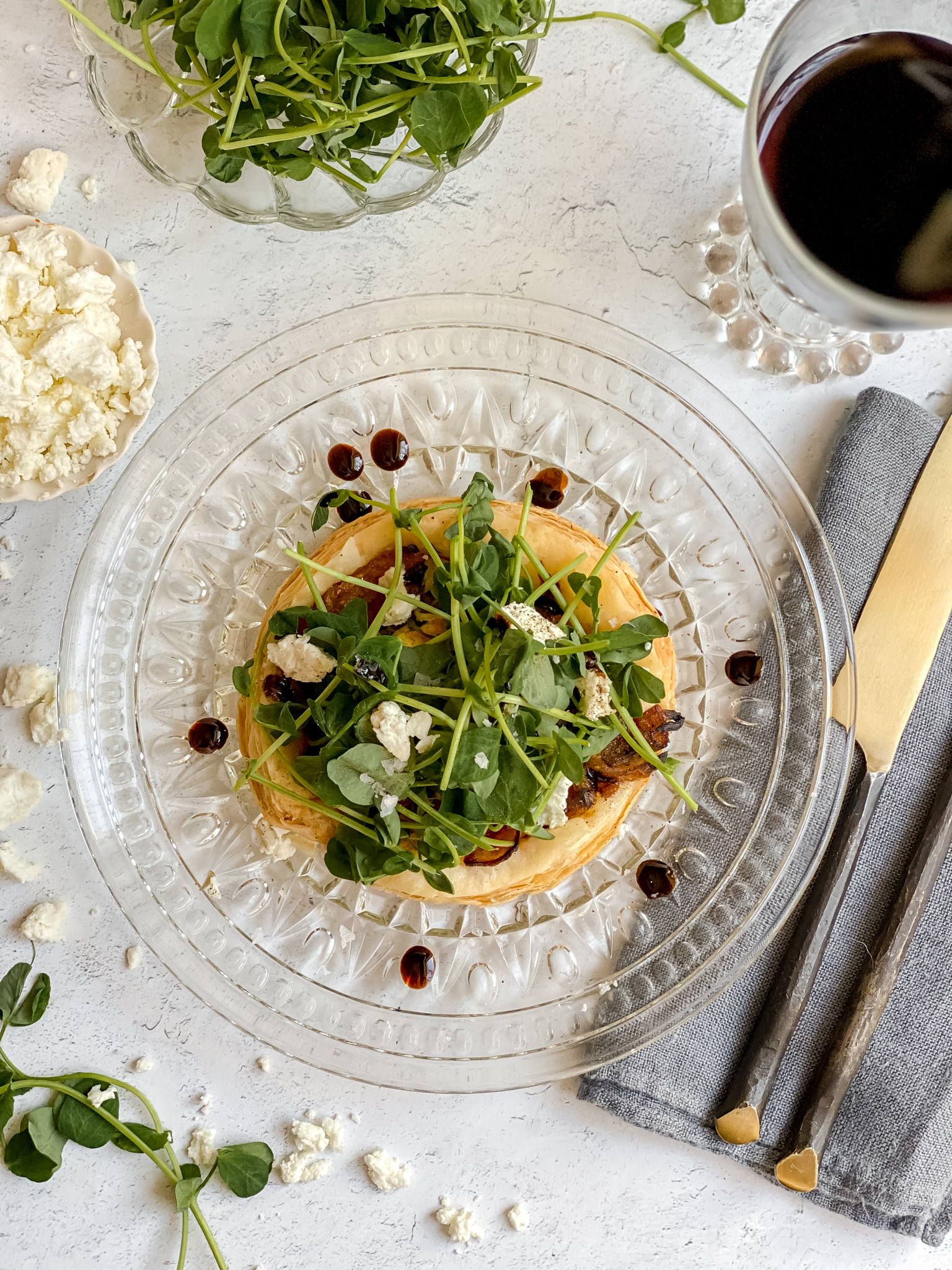 Caramelized Onion and Goat Cheese Tart
