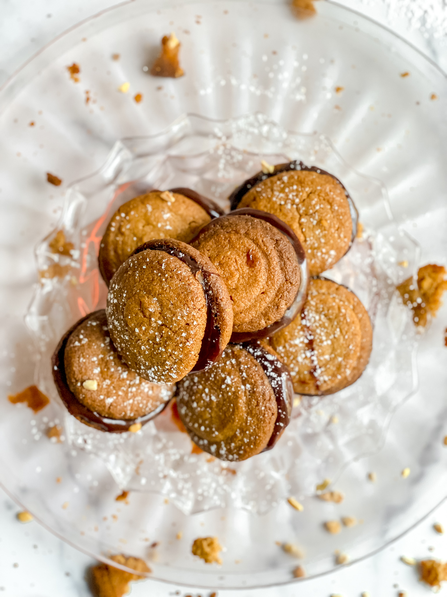 Gluten Free Peanut Butter Sandwich Cookies