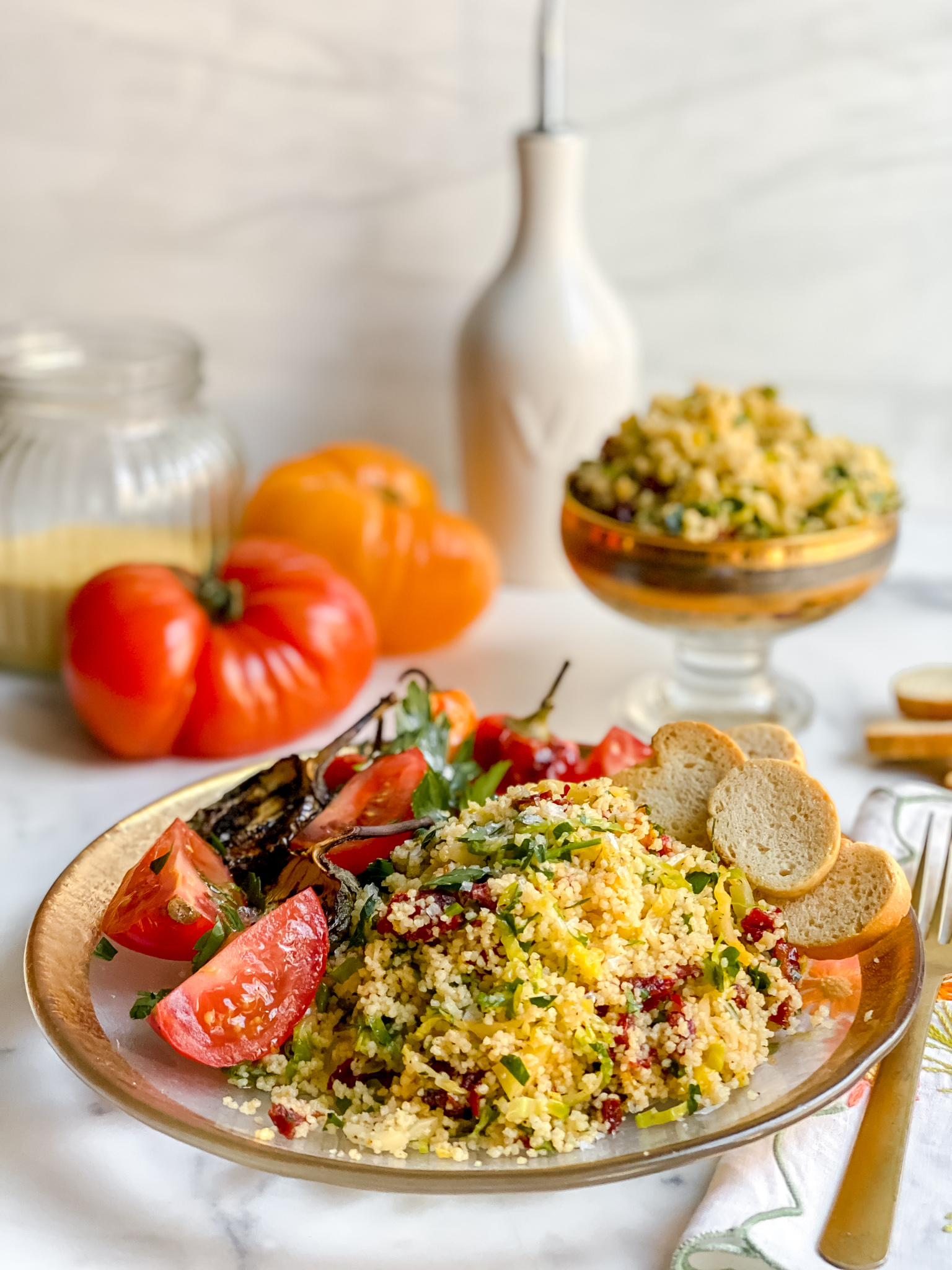 Citrus Couscous With Sun Dried Tomatoes
