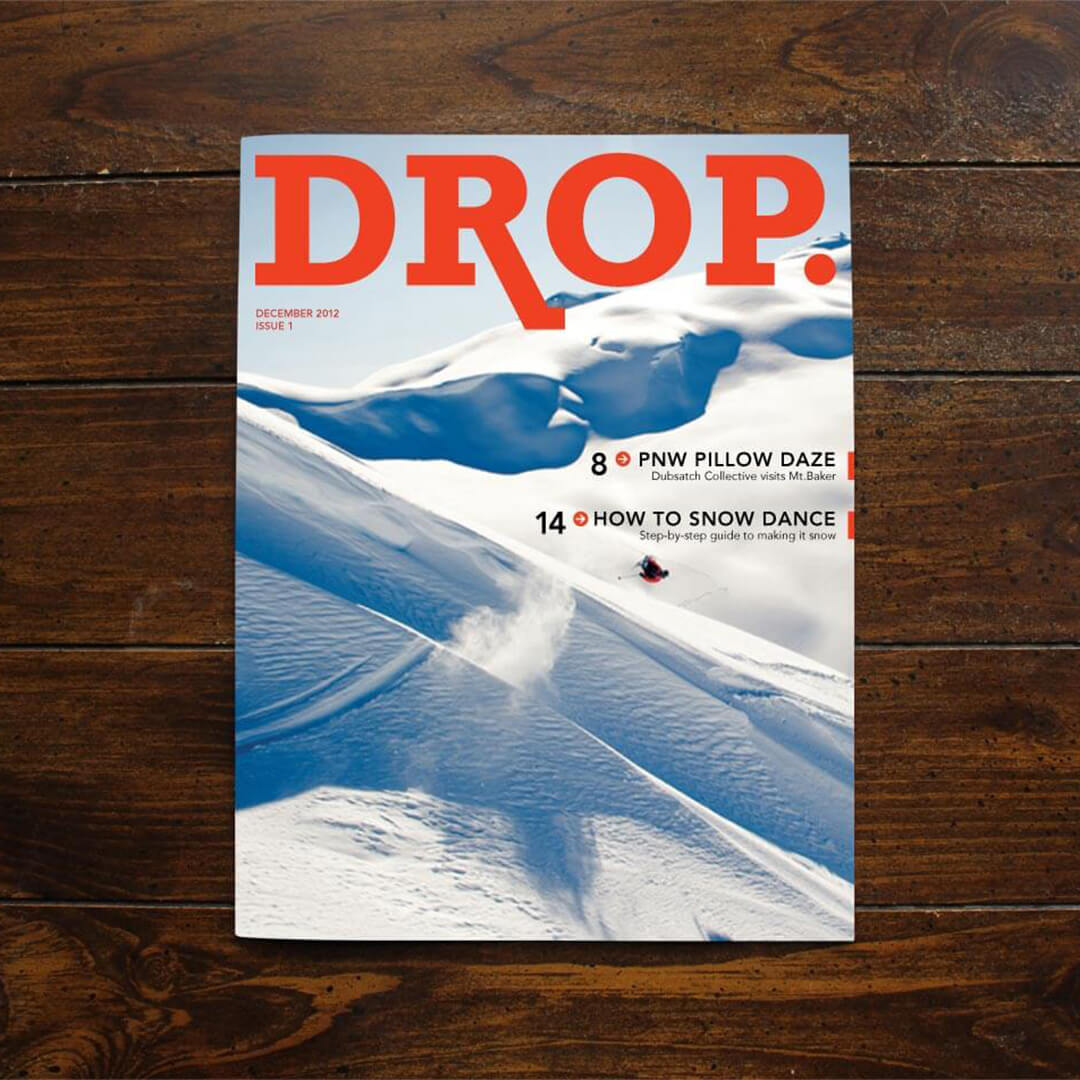 Drop magazine cover for project