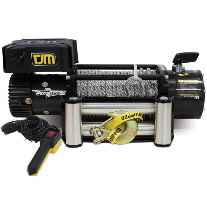 TJM TORQ ELECTRIC WINCH 9500LB STEEL ROPE