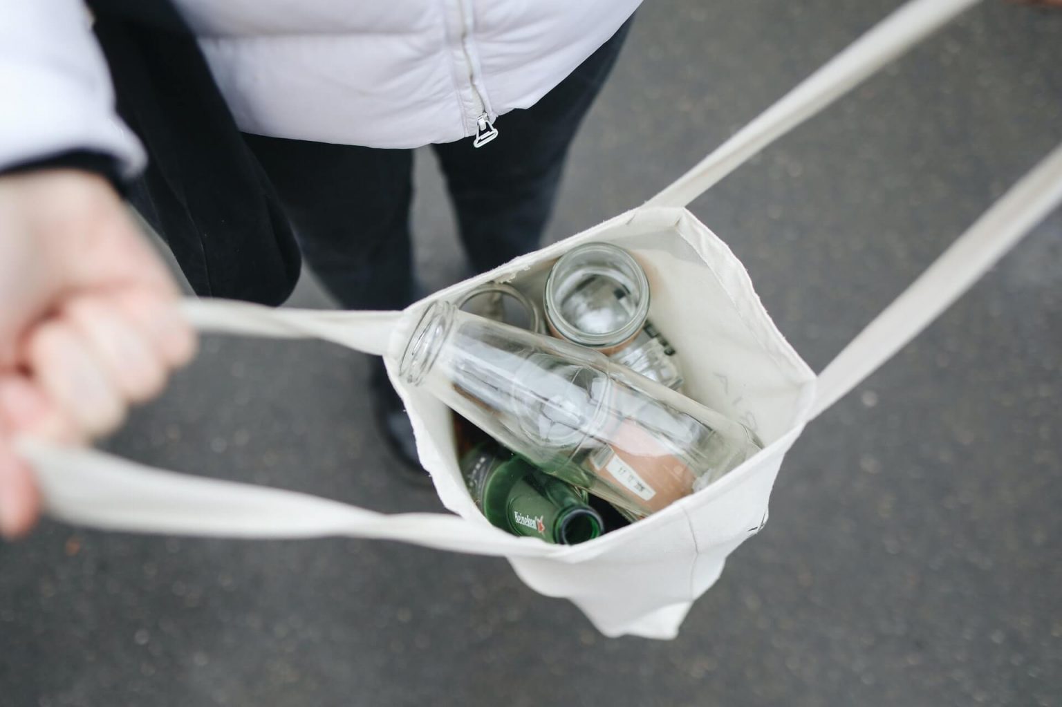 Travel responsibly by using reusable bags