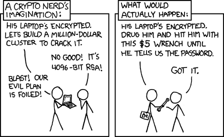 XKCD cryptocurrency security hardware wallet