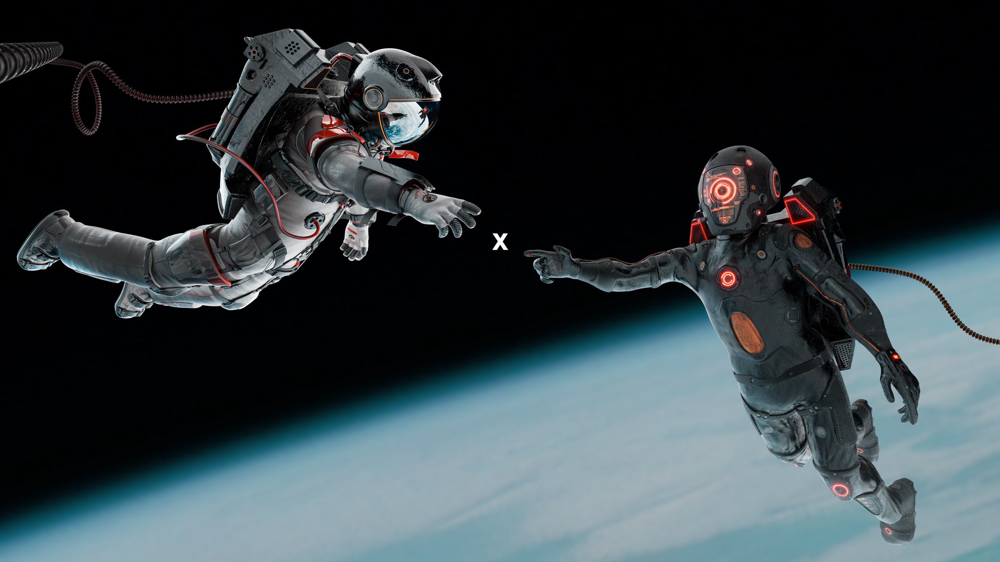 GameStop NFT astronaut designed by CyberCrew