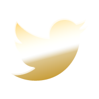 Gold Twitter Icon
