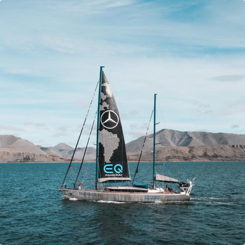 Mike horn's Boat x Mercedes