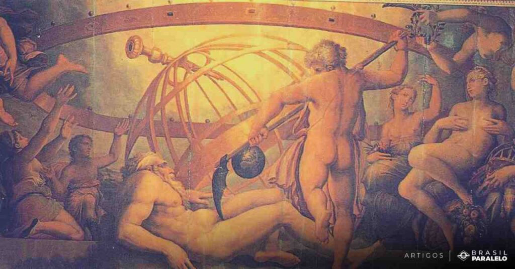 Cronos-decepando-Urano