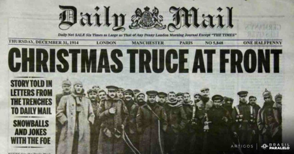 Os-jornais-publicam-a-Tregua-de-Natal