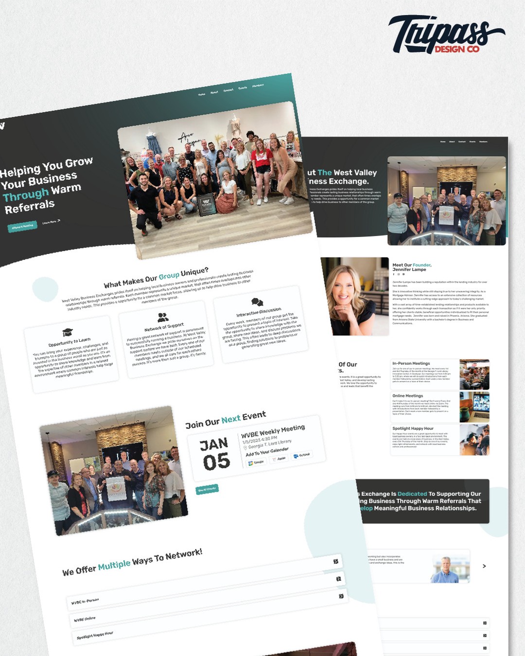 We recently designed and developed the new website for West Valley Business Exchange in Goodyear, AZ. 