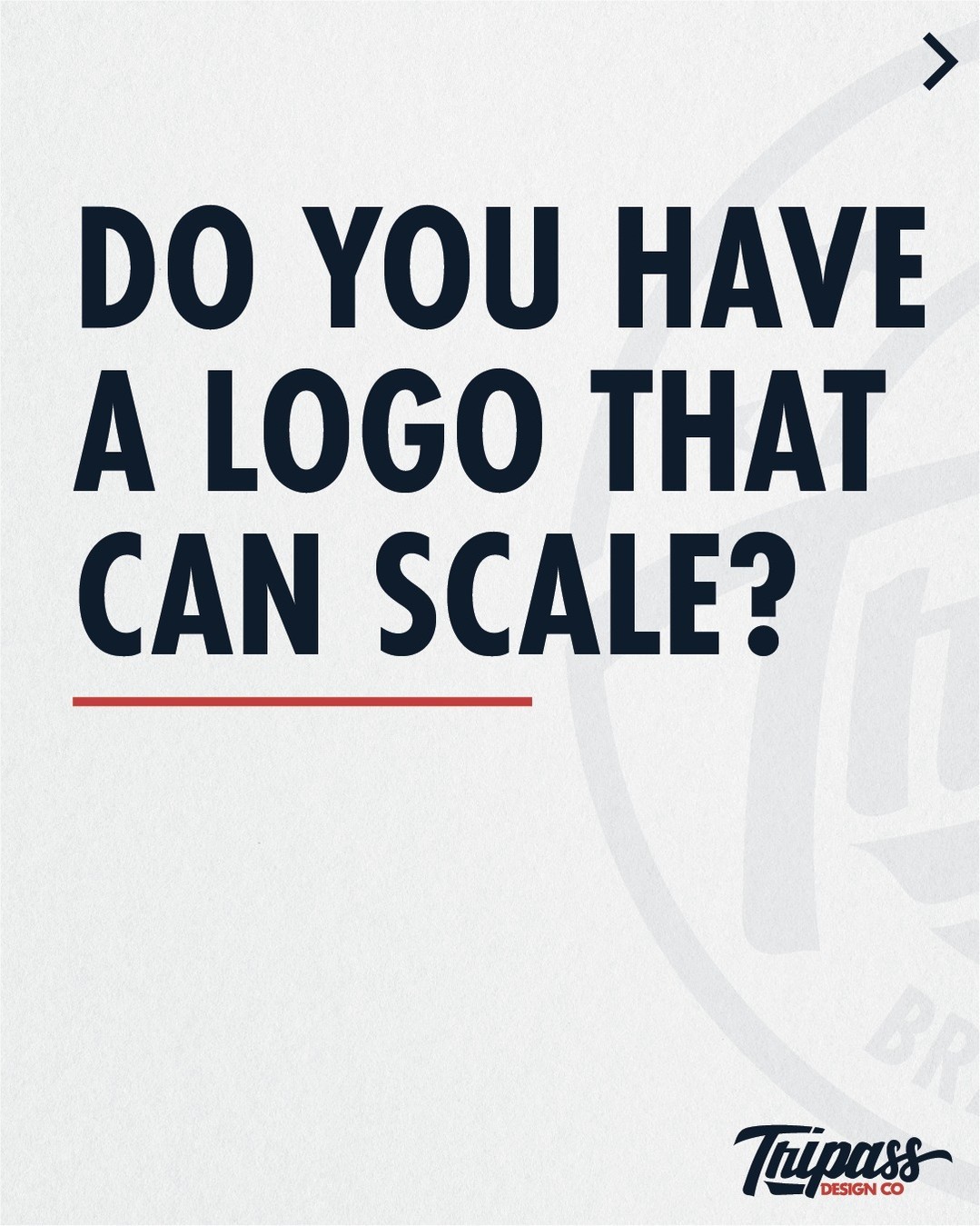 A logo that scales 📈 is a logo that lasts! Invest in a design that looks just as good on a business card as it does on a billboard. 