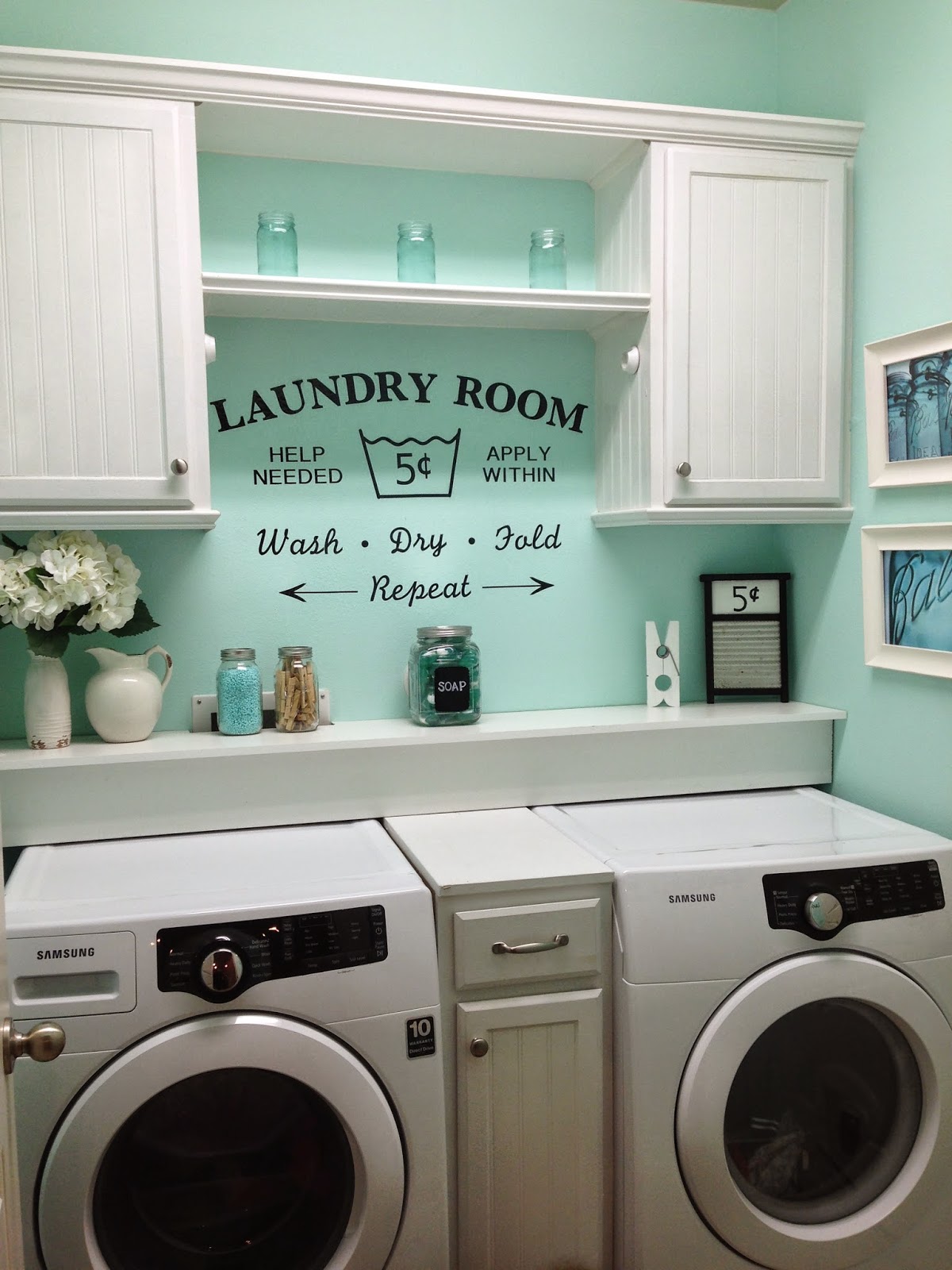 Laundry room interior