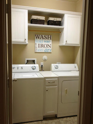 Laundry room interior