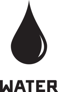 water icon with label