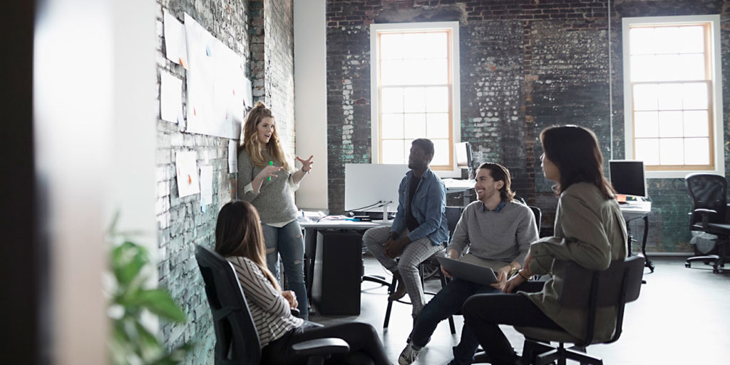internal discussion among coworkers