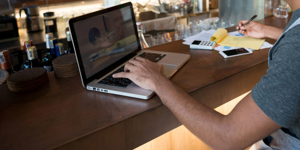 Owner registering as sole proprietor at a restaurant