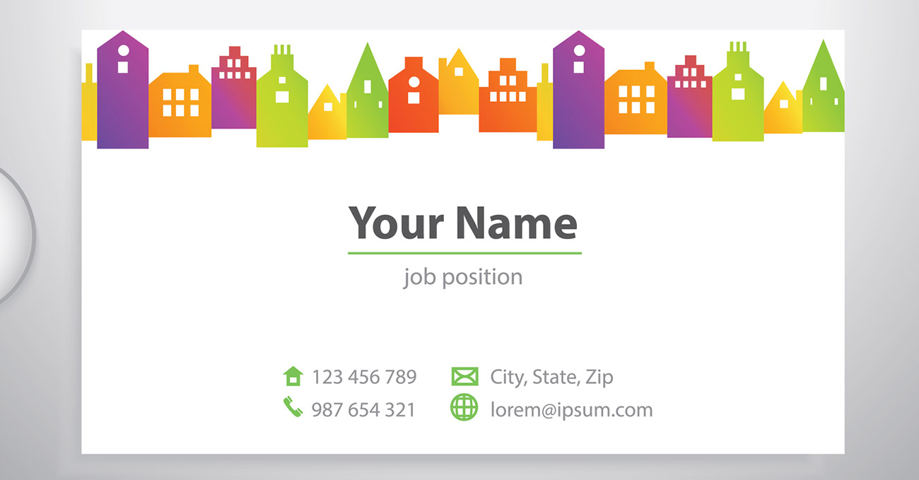 business card template