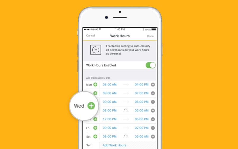 Introducing Work Shifts: An Easier Way to Classify Drives