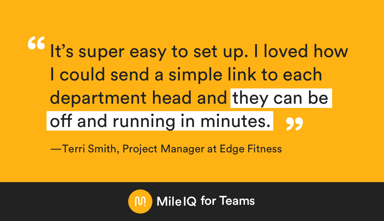 Case Study for Mileage Reimbursements: The Edge