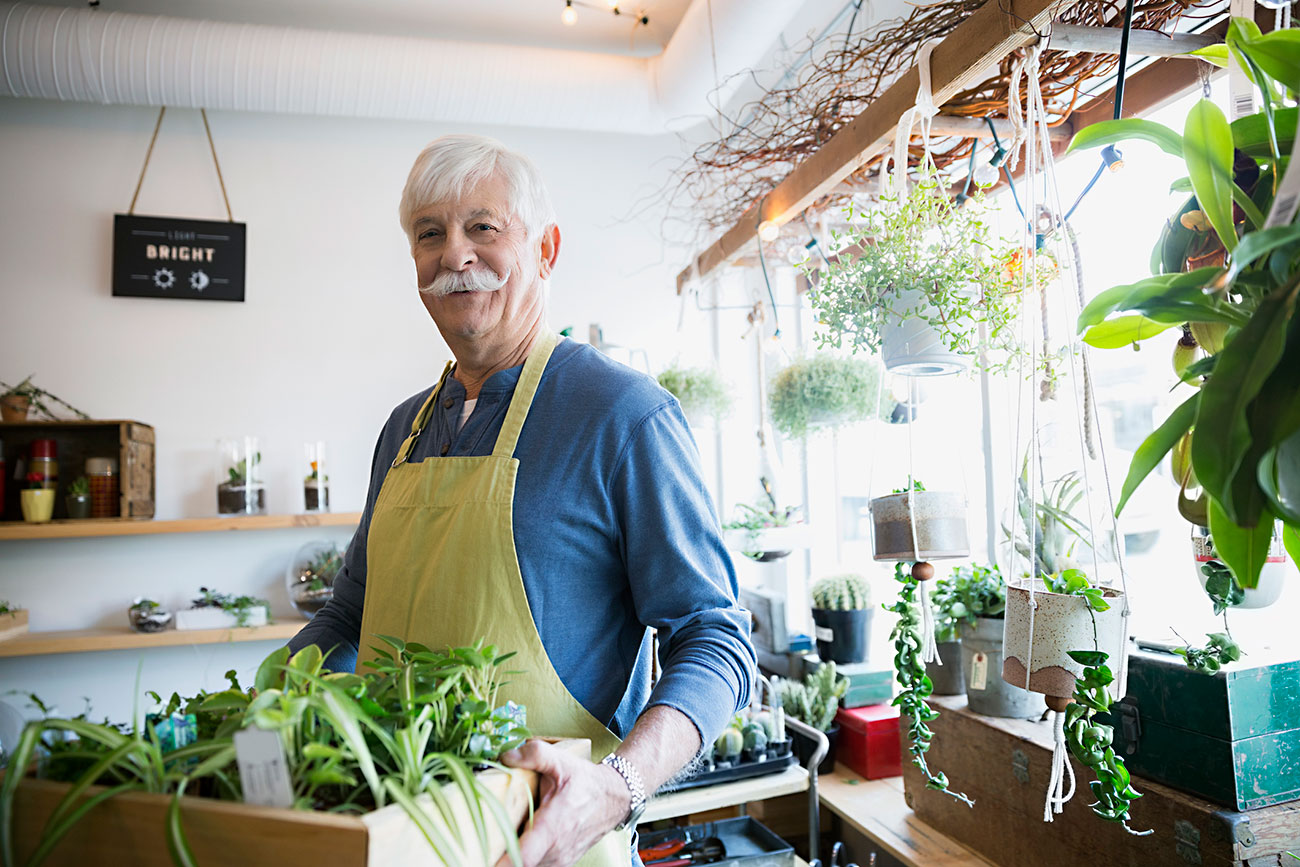 Plant shop owner