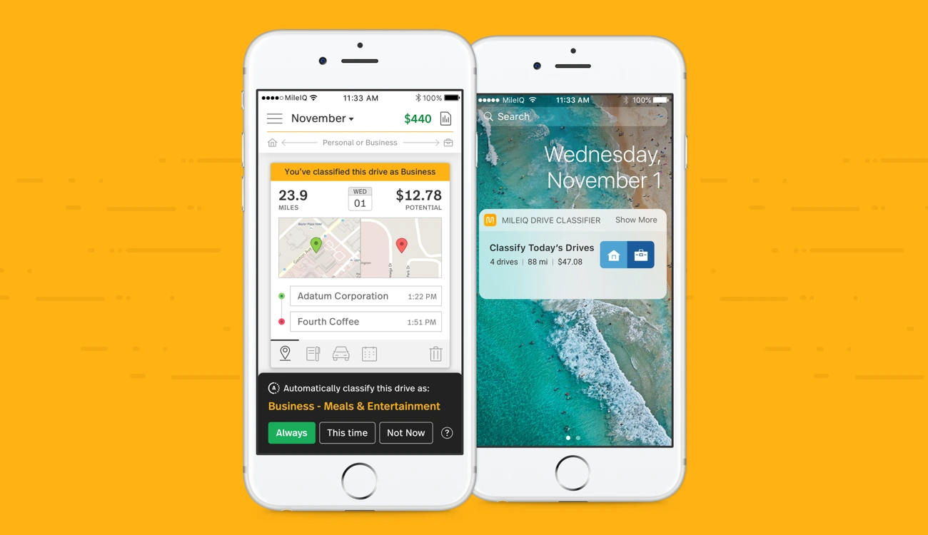 MileIQ New Features - Automatically Classify Your Drives