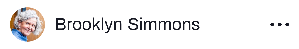 Screenshot of chat session with Brooklyn Simmons on Conpago app