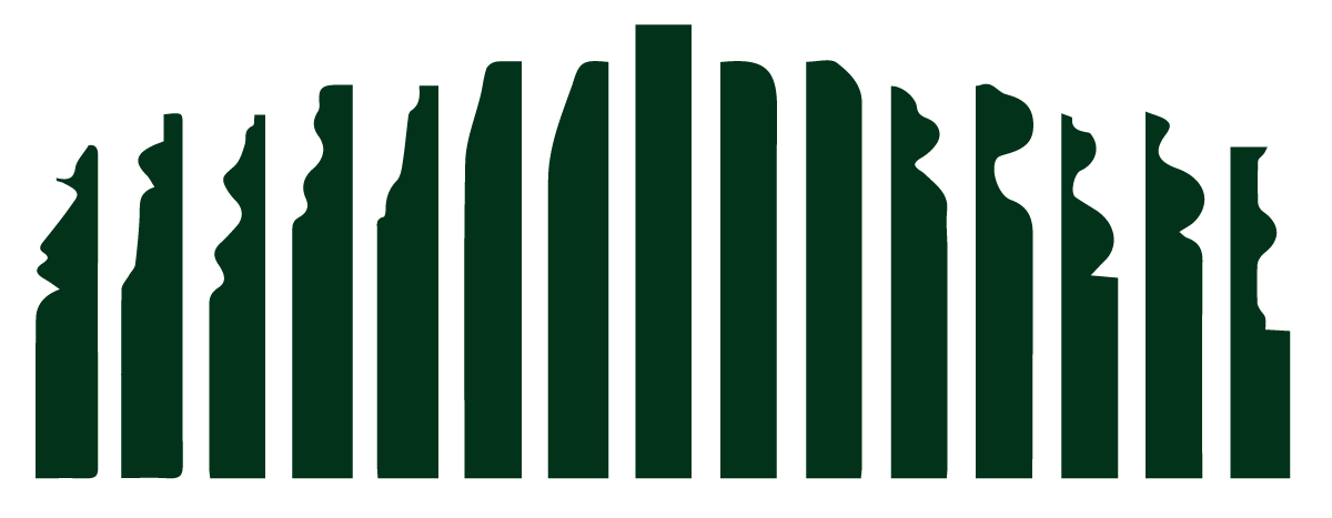 Different skirting boards types colour size material