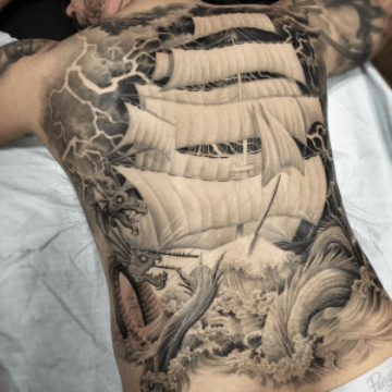 Alex Garcia tattoo work 8 - Echo Park location