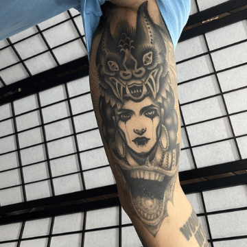 Michael Mendoza tattoo work 2 - Studio City location